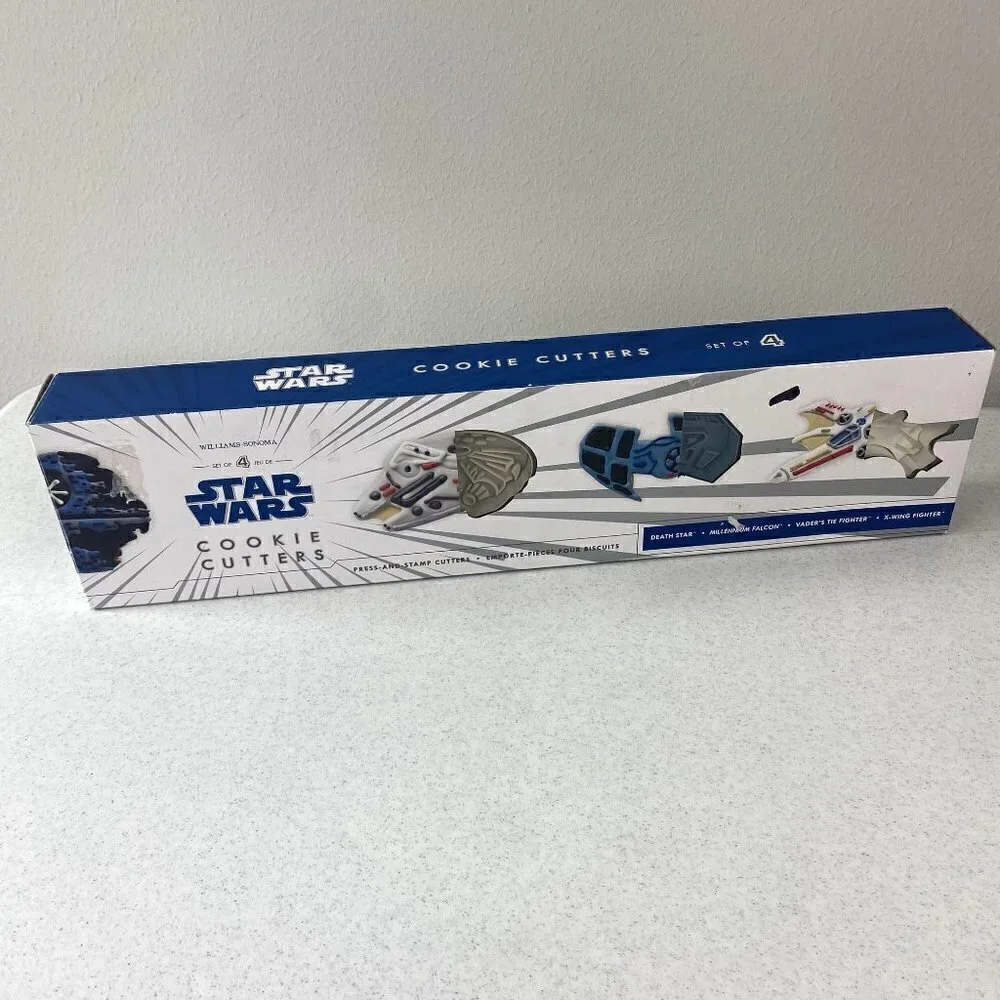 Williams Sonoma Star Wars Cookie Cutters set of 4